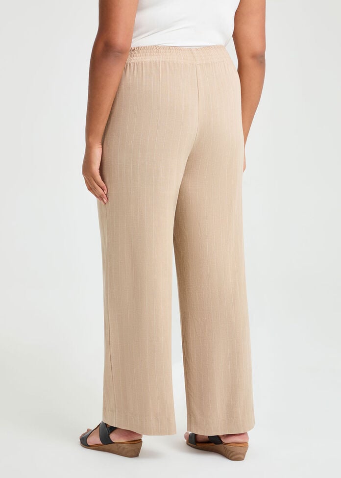 Bienne Natural Pinstripe Pant, , hi-res