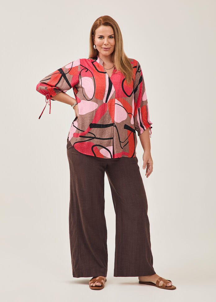 Natural Kaia Wide Leg Pant, , hi-res