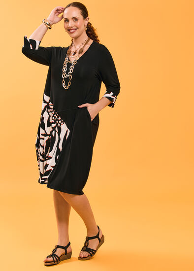 Plus Size Spliced Tulip Outfit