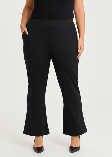 Plus Size Kara Jacquard Bootleg Pant