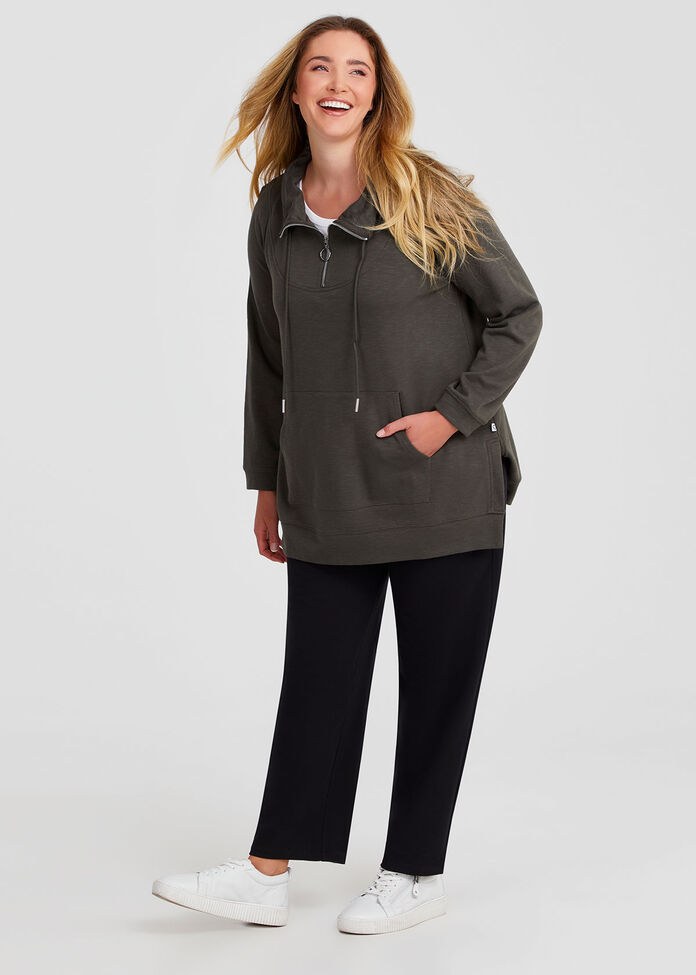 Funnel Neck Active Tunic, , hi-res