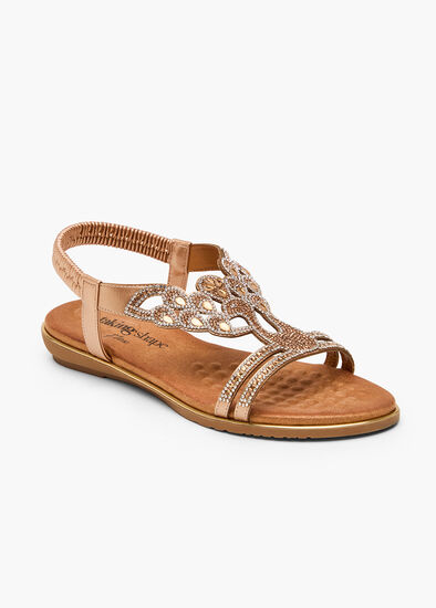 Bling Detail Flex Sandal