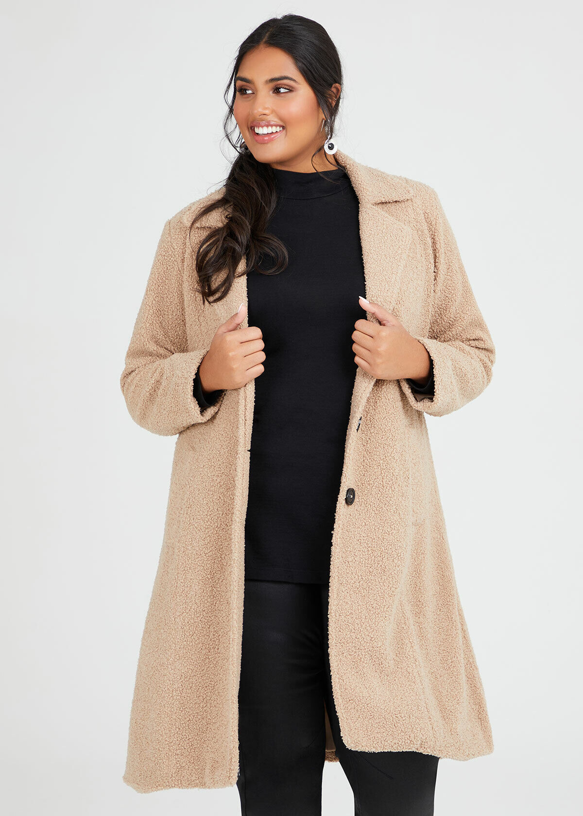 Teddy Boucle Coat
