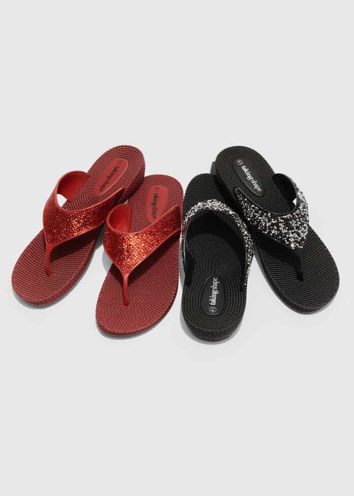Sparkle Jelly Flip Flop, , hi-res