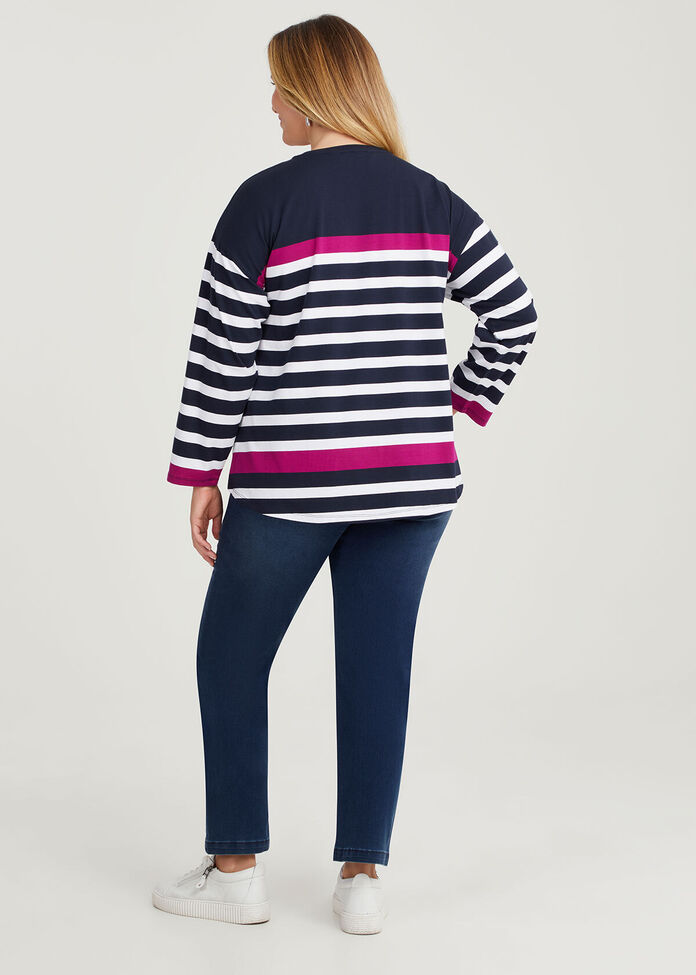 Generic Wear Stripes Woven Top