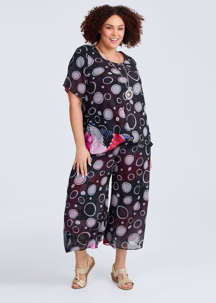 Reversible Travel Palazzo Pant, , hi-res