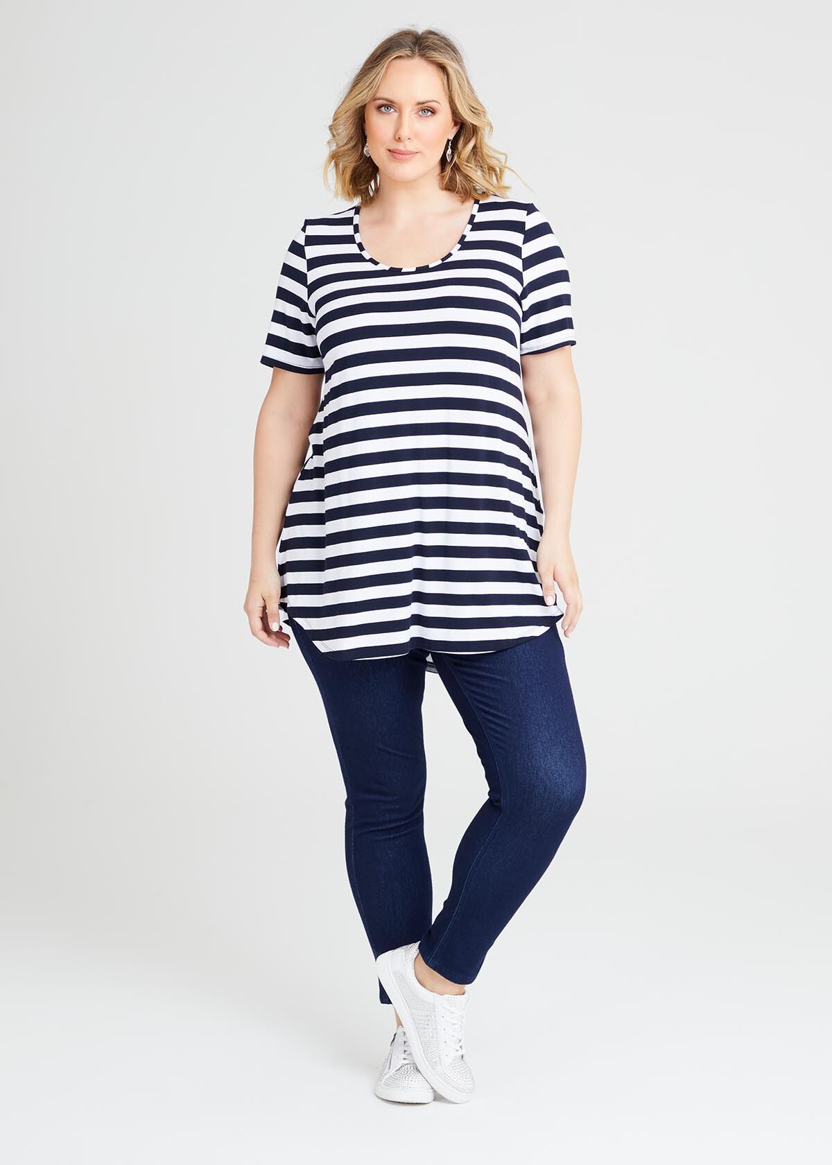uo striped best friend tee