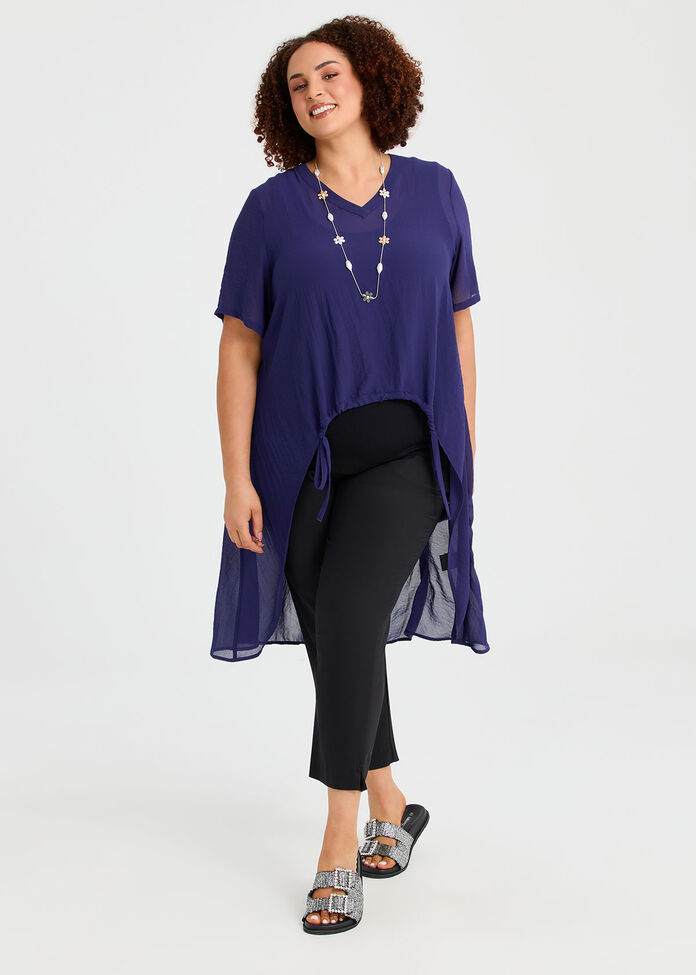Chiffon Destination Top, , hi-res