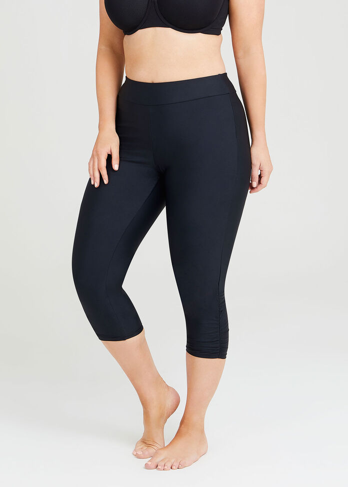 Essential Ruched Swim Legging, , hi-res