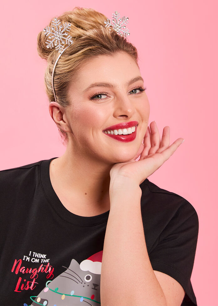 Christmas Snowflake Headband, , hi-res