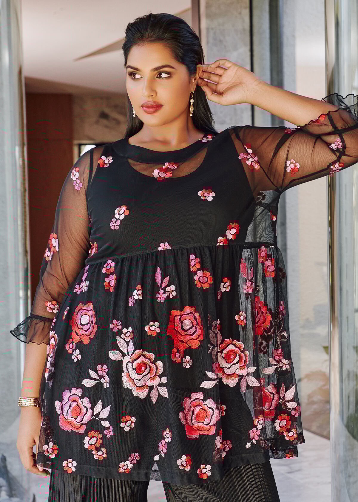 Plus size shop tunics online
