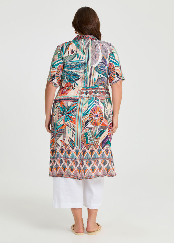Natural Calabria Shirt, PRINT, hi-res