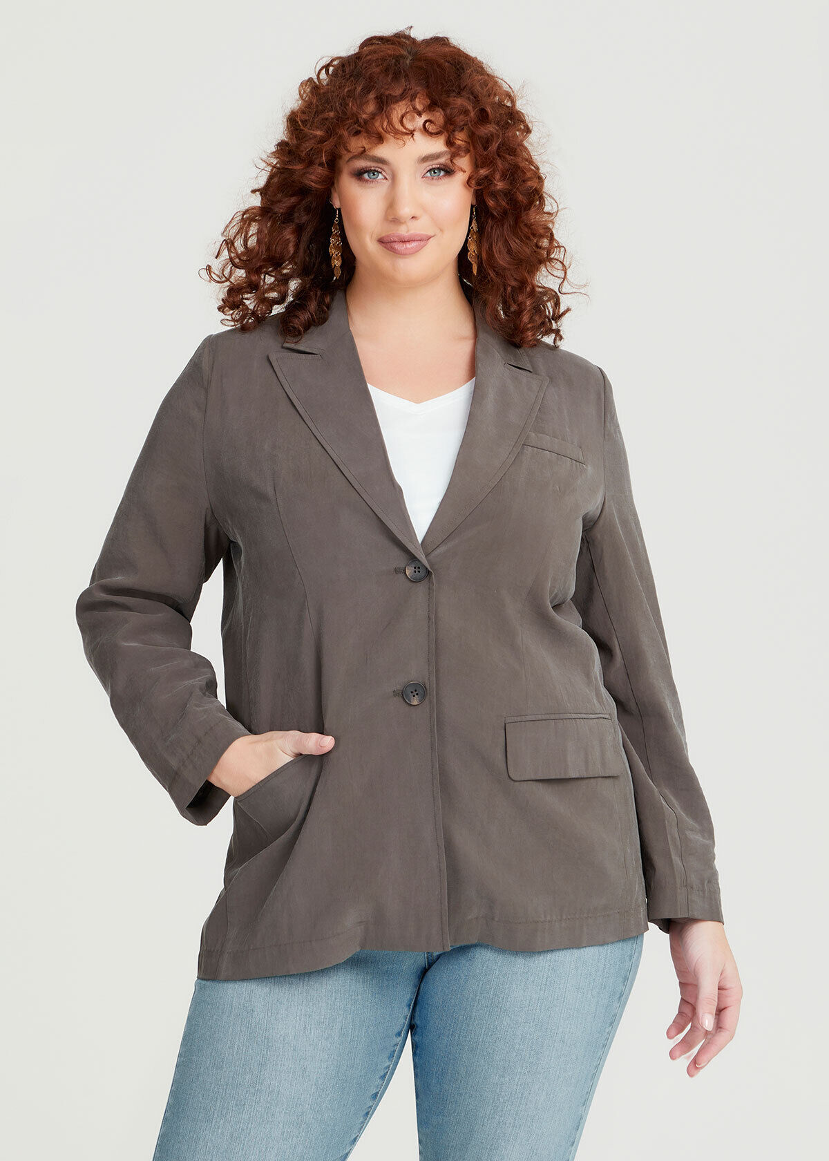 Natural Relaxed Blazer