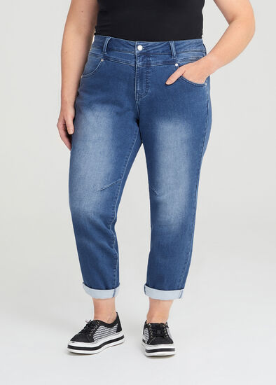 Plus Size Petite Easy Fit Denim Jean