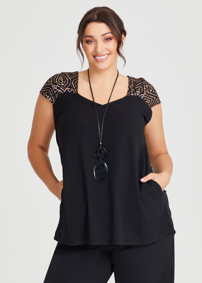 Gold Foil Natural Swing Top, , hi-res