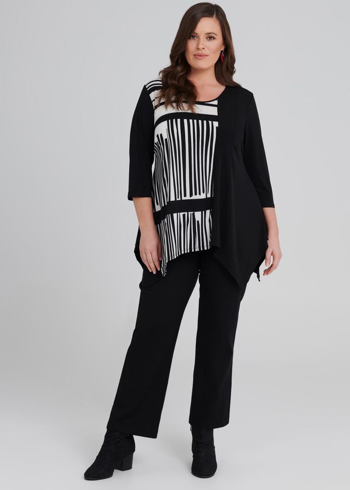 Shop Coco Luxe Straight Pant In Black In Sizes 12 To 24 Taking Shape