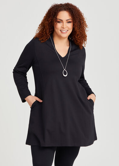 Plus Size Ponte Essence Tunic