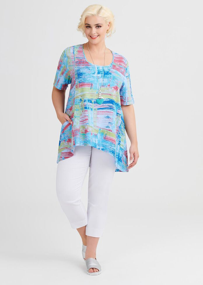 Island Hopper Viscose Top, , hi-res