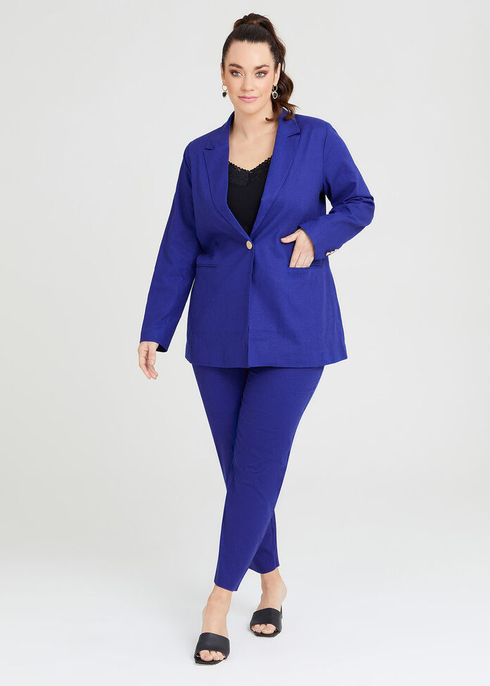 Amour Linen Suit Pant, , hi-res