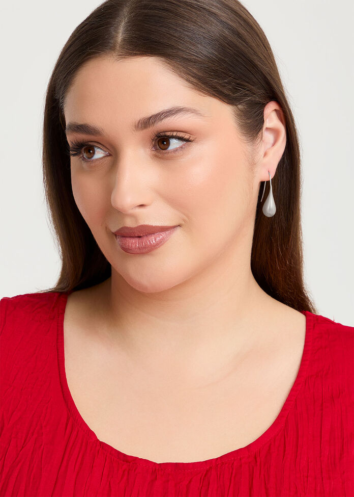 Simple Elegant Drop Earrings, , hi-res
