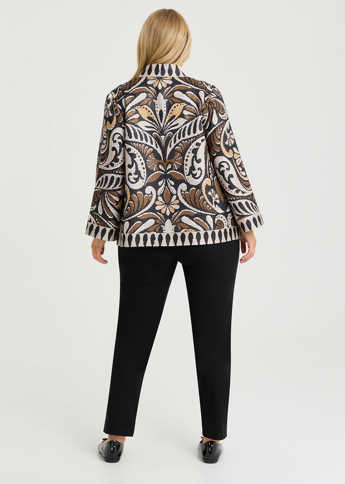 Plisse Reversible Jacket, PRINT, hi-res