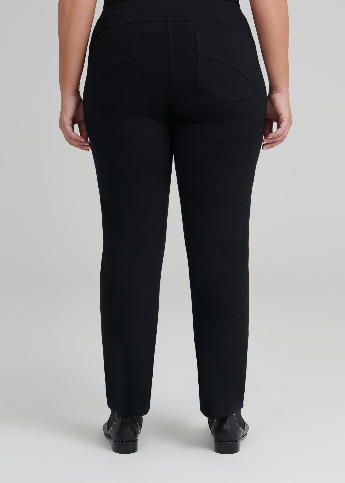Shop Coco Ponte Pant in Black in sizes 12 to 24 | Taking Shape
