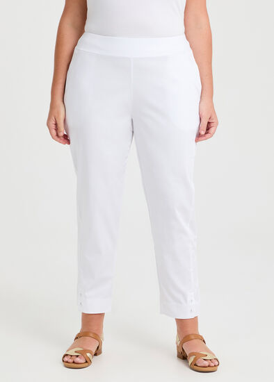 Plus Size Tapered Work Pant