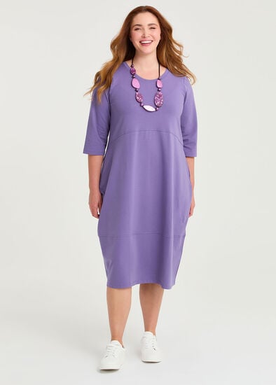 Plus Size Cotton Talia Tulip Dress