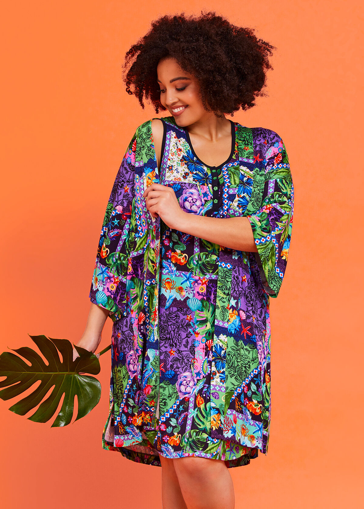 Plus size shop gowns and robes
