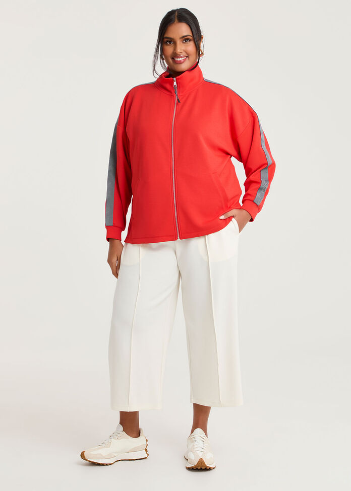 Luxe Touch Crop Trackpant, , hi-res
