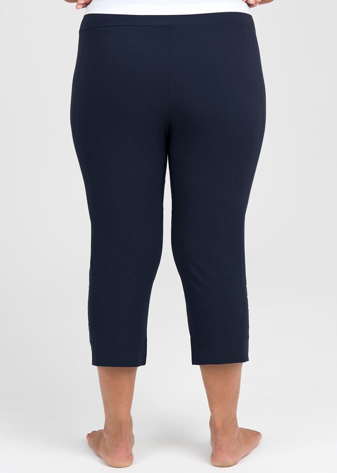Petite Trapeze Crop Pant, , hi-res
