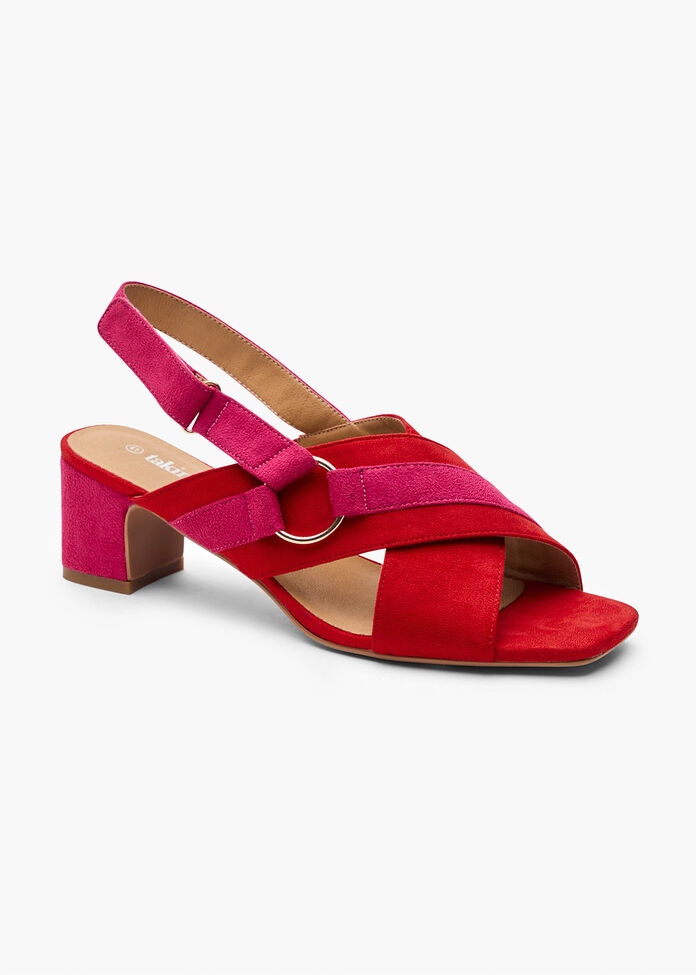 Multicolour Heeled Sandal, , hi-res