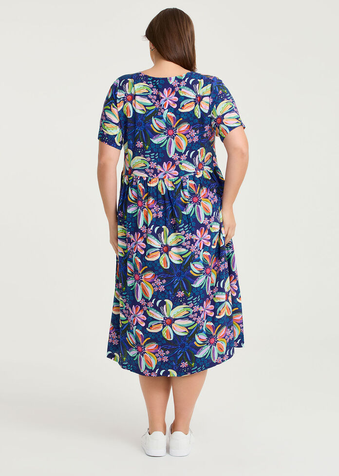 Ettavee Flowers Pocket Dress, , hi-res