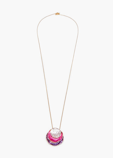 Layered Enamel Necklace