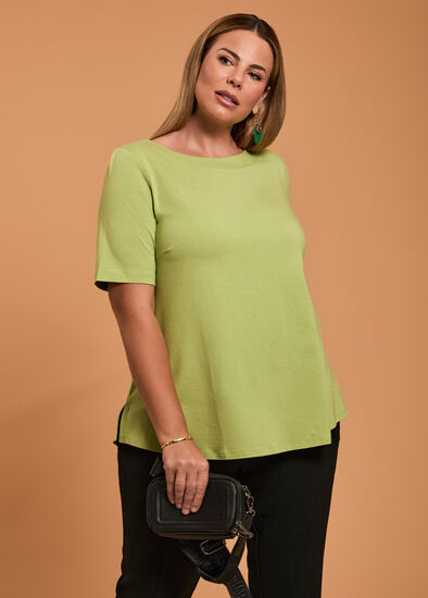 Plus Size Pima Cotton Essential Top