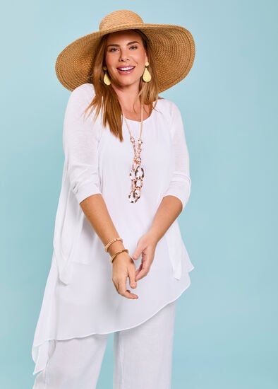 Plus Size Tori Slub Knit Crop Cardigan