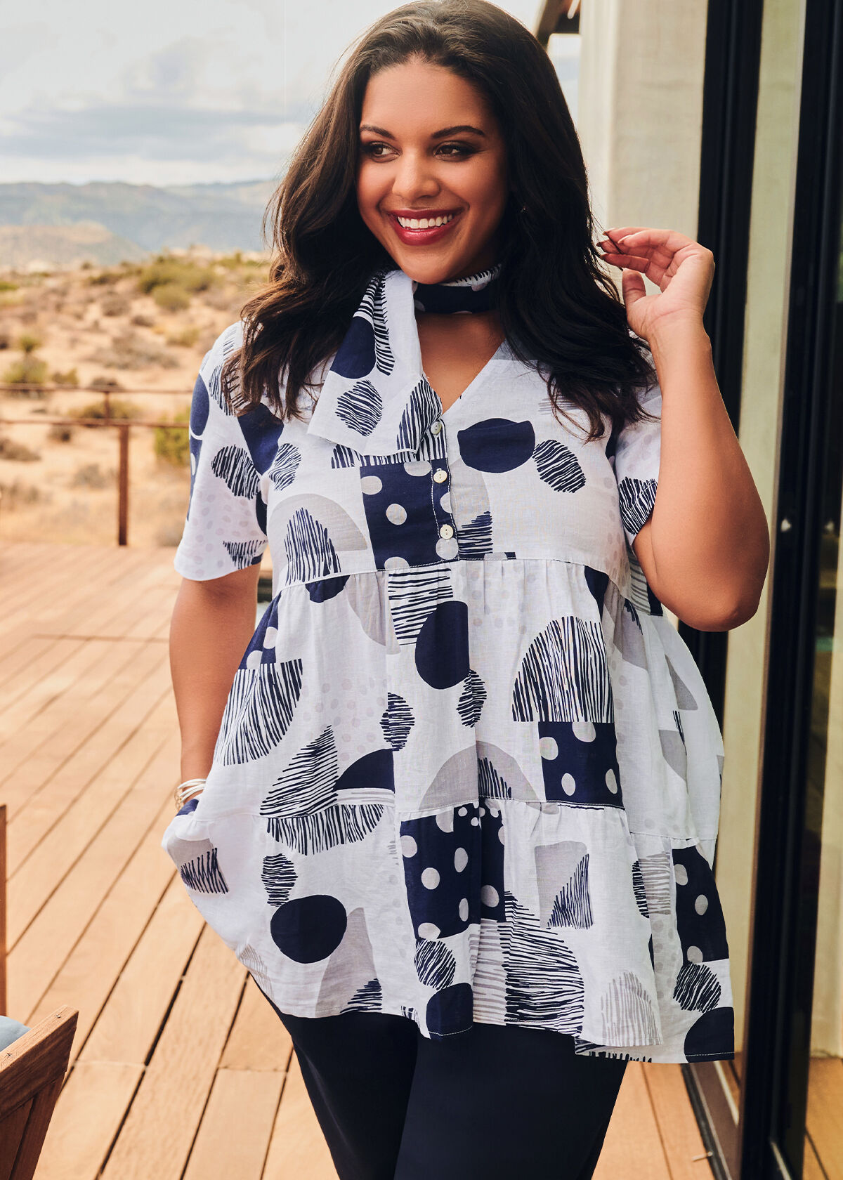Linen tunic plus size online