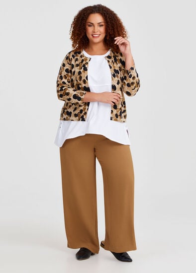 Plus Size Soft Drape Deanna Wide Leg Pant