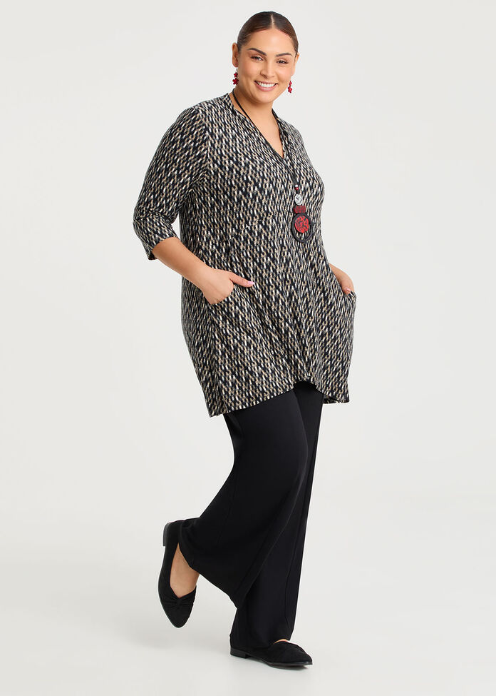 Abstract Empire Tunic, , hi-res