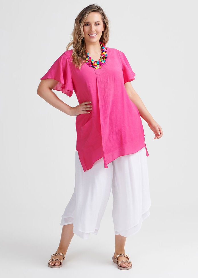 Crossing Paths Flowy Top, , hi-res