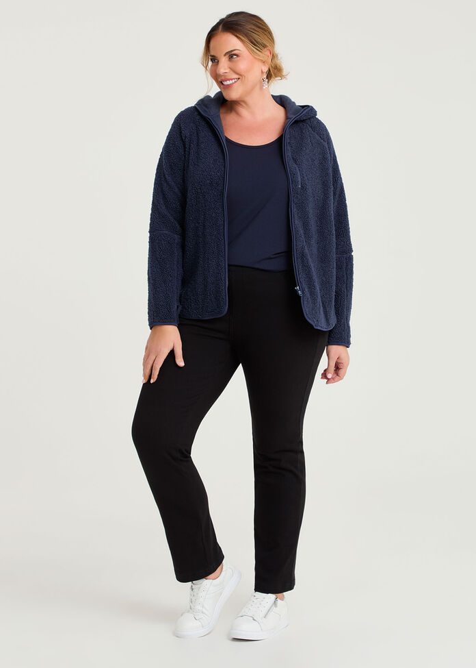 Teddy Hooded Jacket, , hi-res