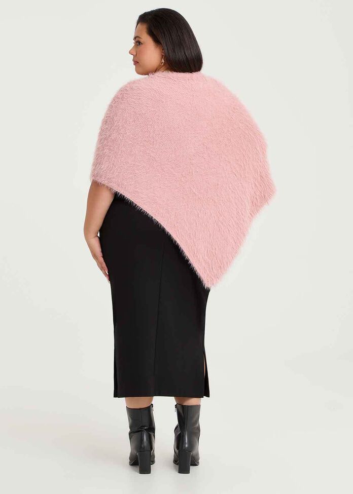 Fuzzy Poncho, , hi-res