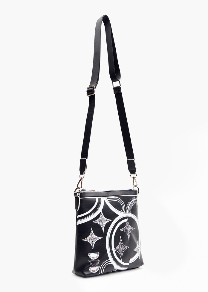 Geo Stitch Crossbody Bag, , hi-res