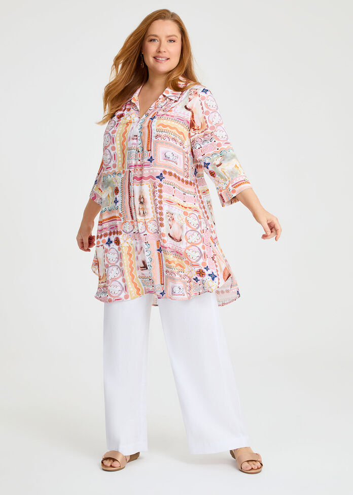 Sweta Revival Natural Tunic, , hi-res