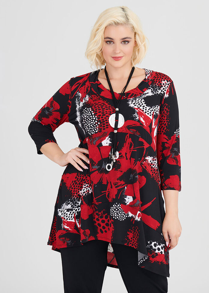 Queen Of Hearts Tunic, , hi-res