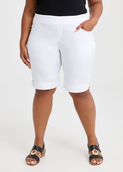 Plus Size Petite Editorial Base Pocket Short