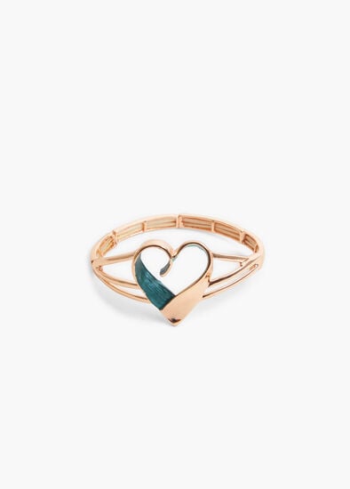 Big Heart Enamel Bracelet