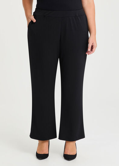 Plus Size Strut Bootleg Knit Pant