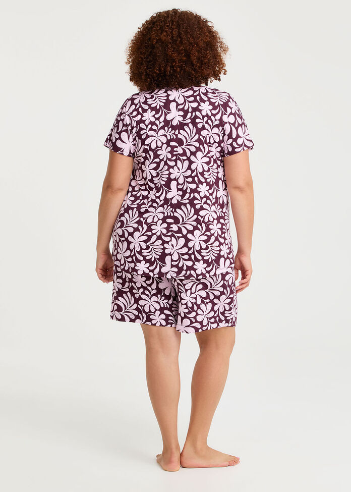 Shop Plus Size Bamboo Fleur Pyjama Top, Floral | Taking Shape NZ