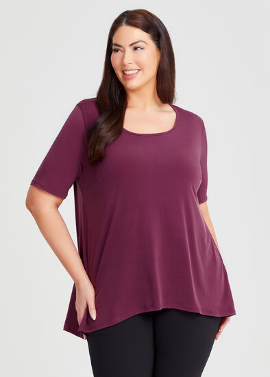 Plus Size Strive Scoop Neck Top